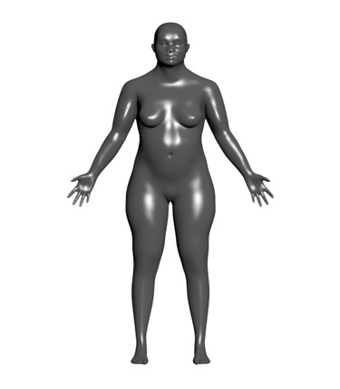 3D Model: Skin, Female